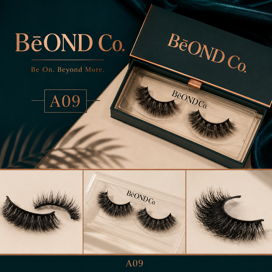 BēOND Co. 3D Mink Lashes A-Collection